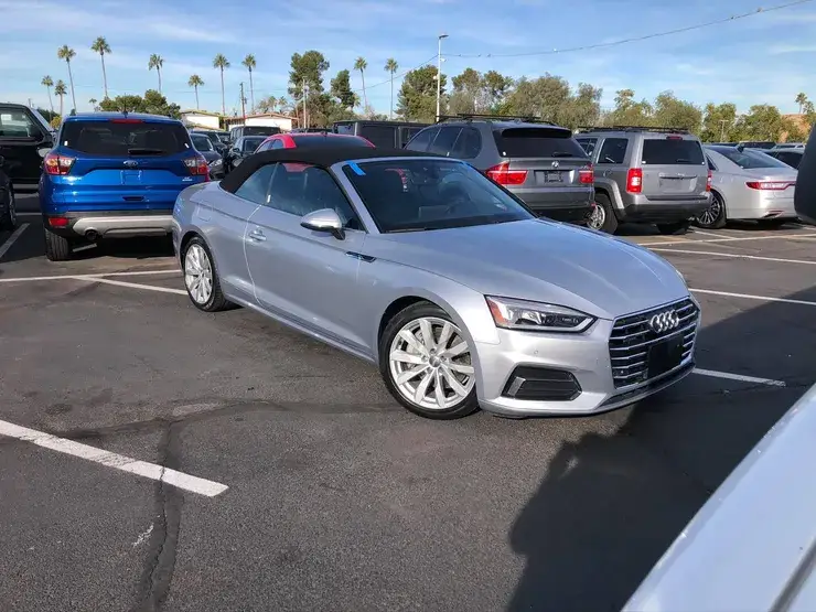 Side view of a 2019 Audi A5