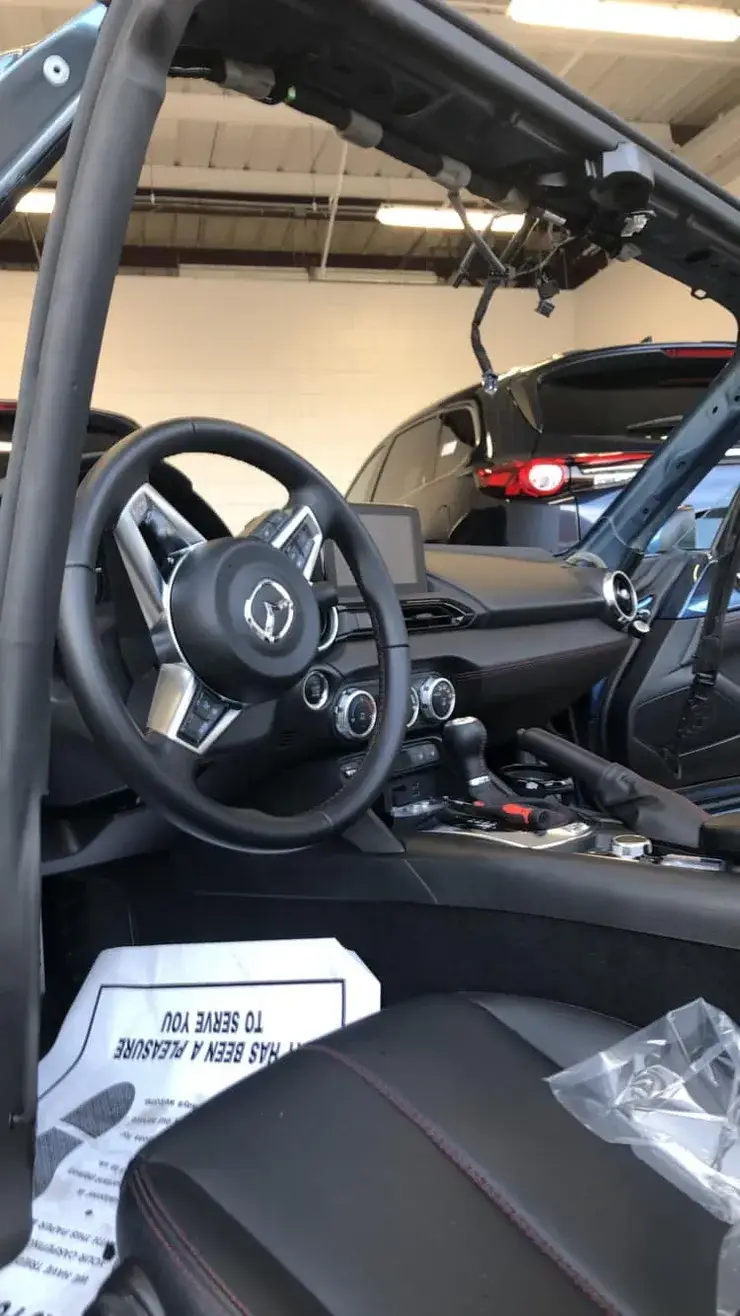 Interior of a 2019 Mazda MX-5